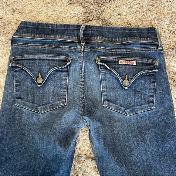 HUDSON Collin Flap Skinny Ankle Jeans | Raw Hem | SRDN Wash | Size 30 - Picture 6 of 13